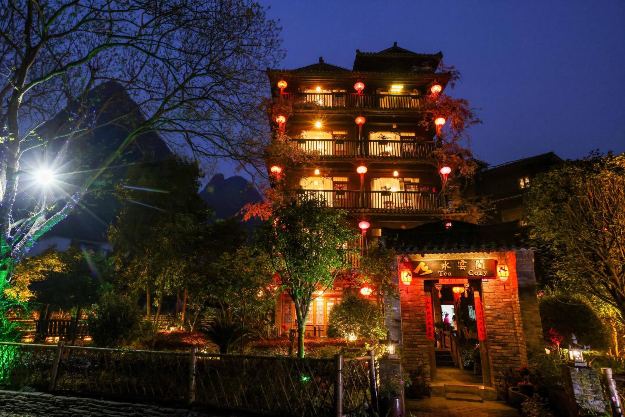 Penzion Yangshuo Tea Cozy--One Way Free Pick Up From Airport Or Ts 4 Nights Exteriér fotografie