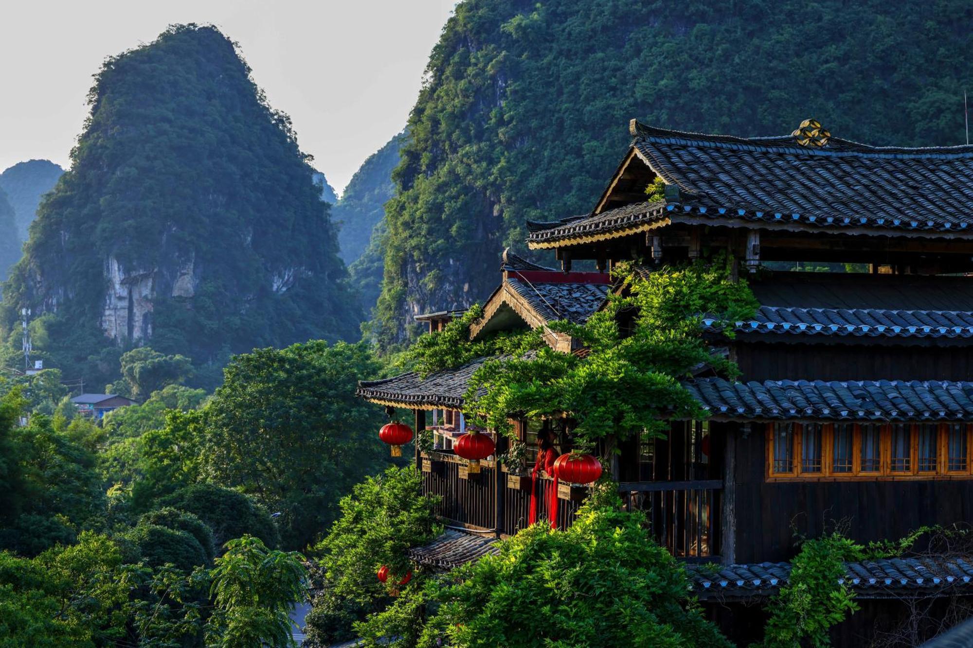 Penzion Yangshuo Tea Cozy--One Way Free Pick Up From Airport Or Ts 4 Nights Exteriér fotografie